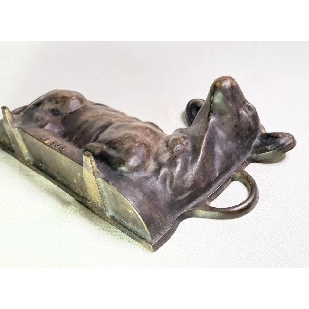 Vintage Griswold Cast Iron Easter Lamb Cake Mold No 866 2 Pieces 921 922
